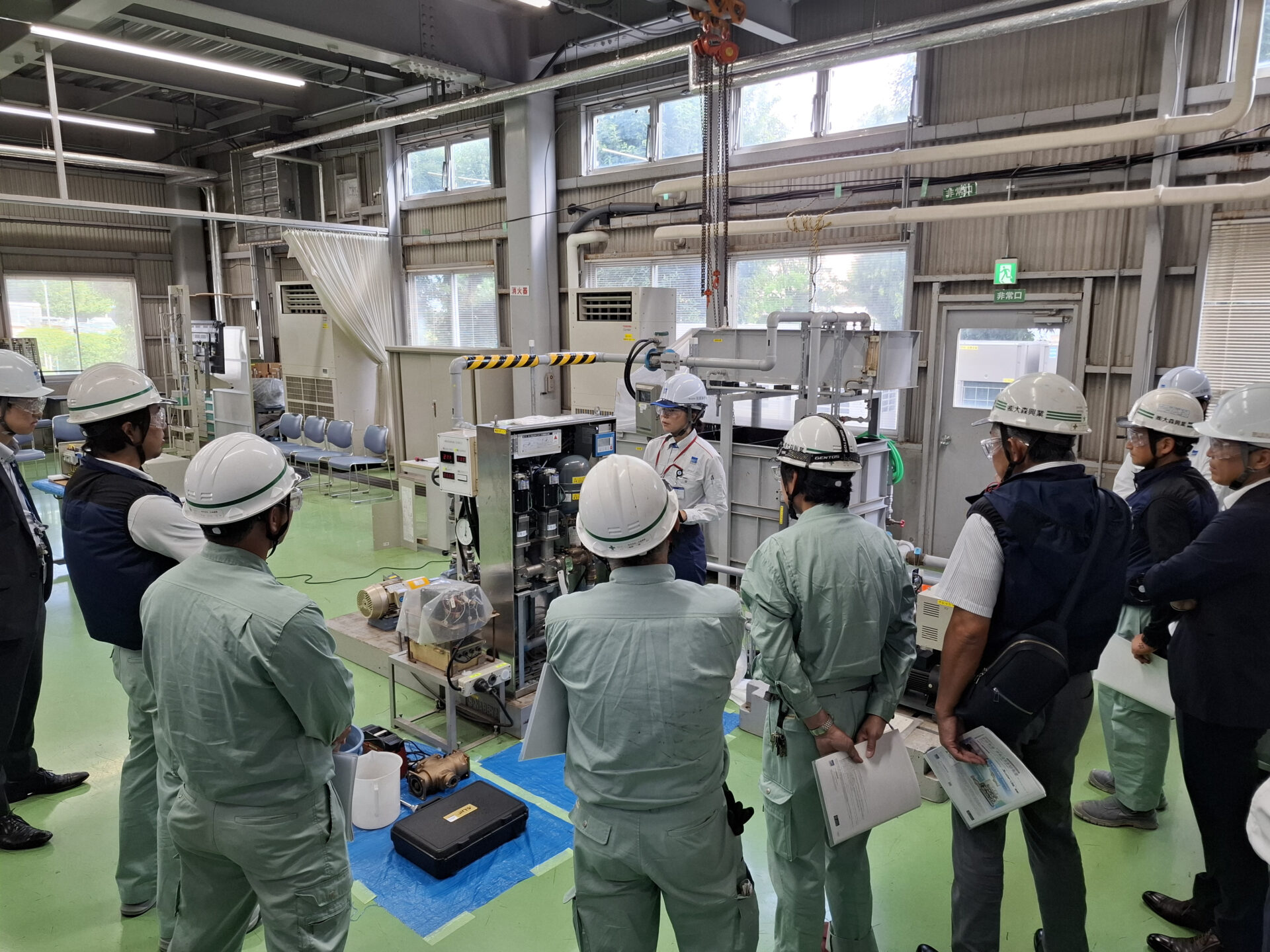 【足立区】（株）大森興業 荏原製作所様 ポンプ研修会 ㏌藤沢工場