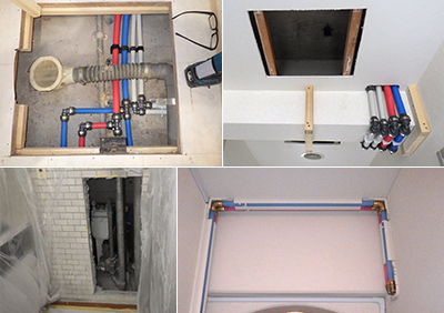 専有部の配管更新工事